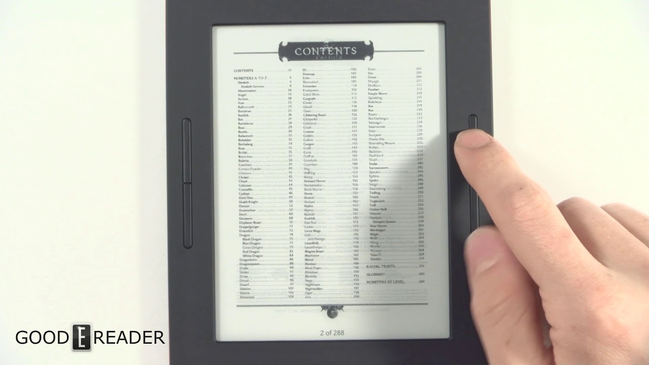 Barnes & Noble Nook Glowlight 3 PDF Experience