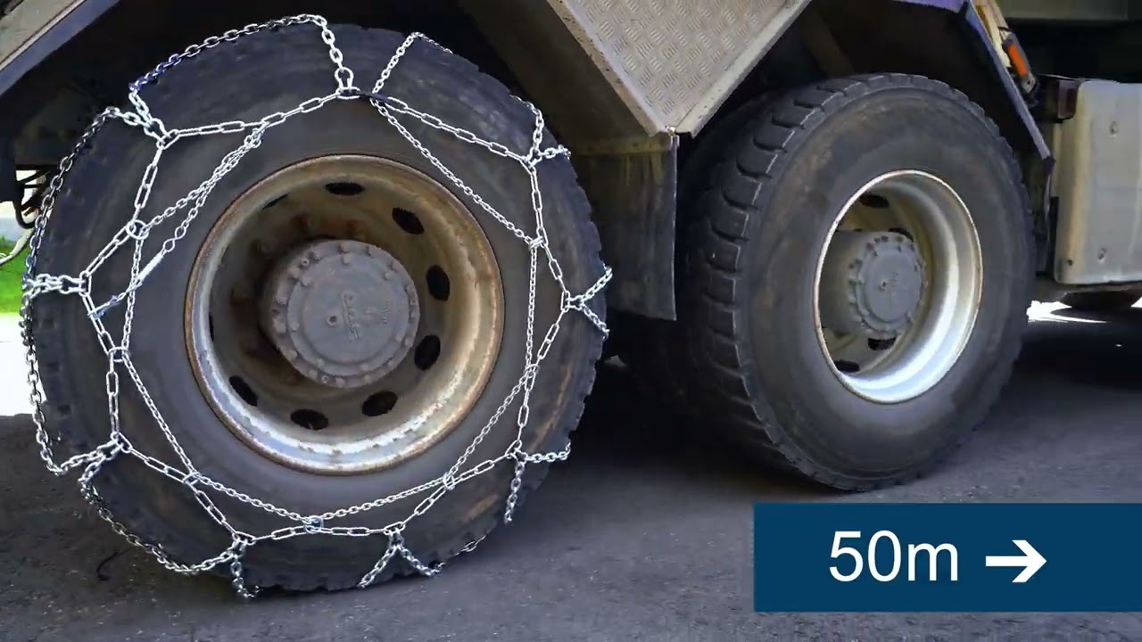 pewag hoop chains mounting video
