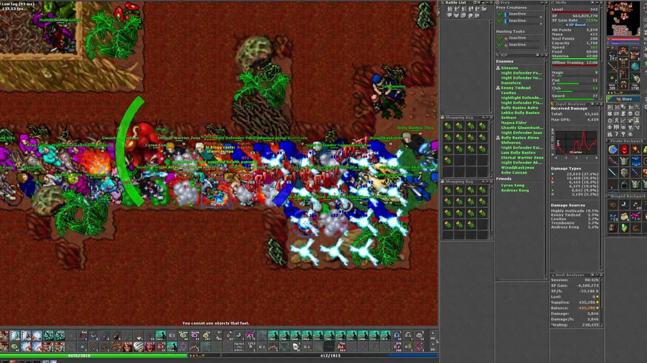 Tibia Gravitera | PUSH WAR AB'DENDRIEL