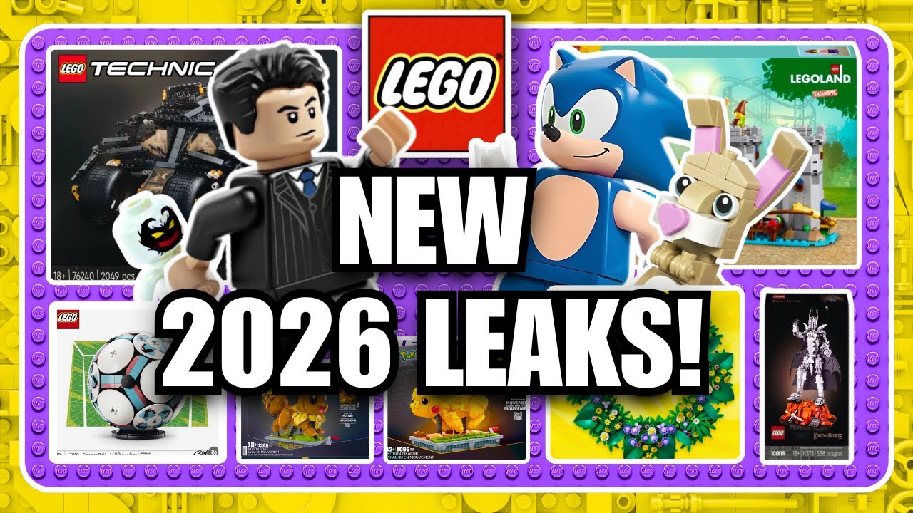 Новые утечки LEGO! Властелин колец, различные издания, Zelda и DC Technic!