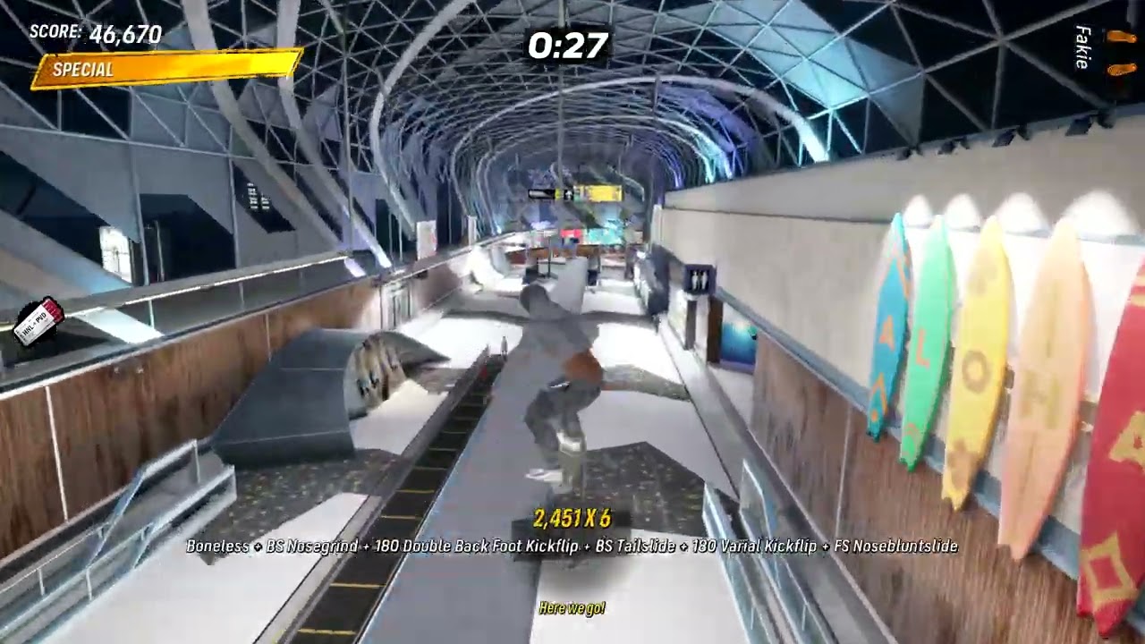 Airport Speedrun 1:10.628 - THPS 3 + 4 - NewbieTHPS