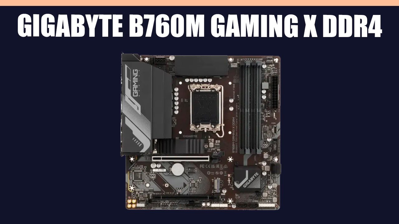 Материнская плата GIGABYTE B760M GAMING X DDR4
