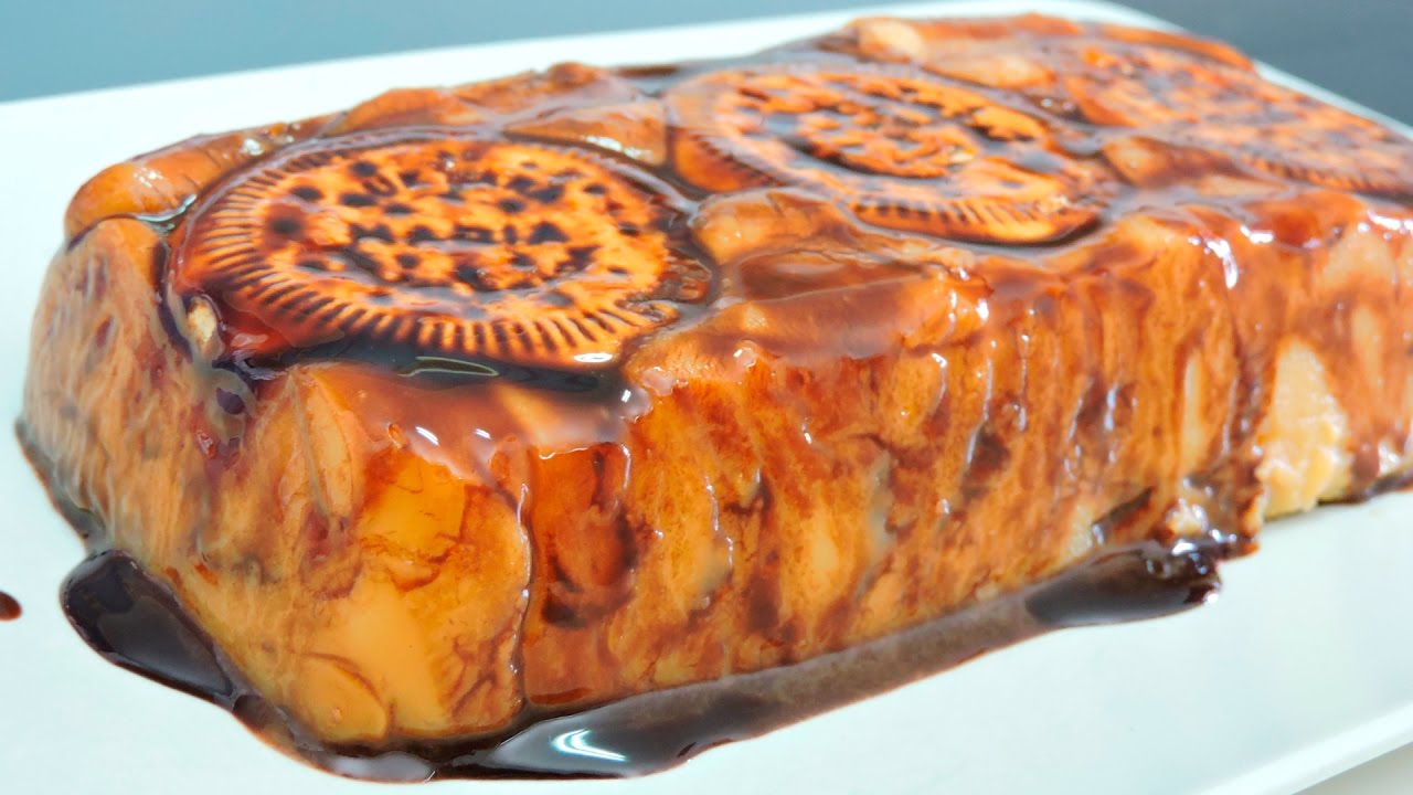 Pudin de galletas o Budín (receta sin horno)