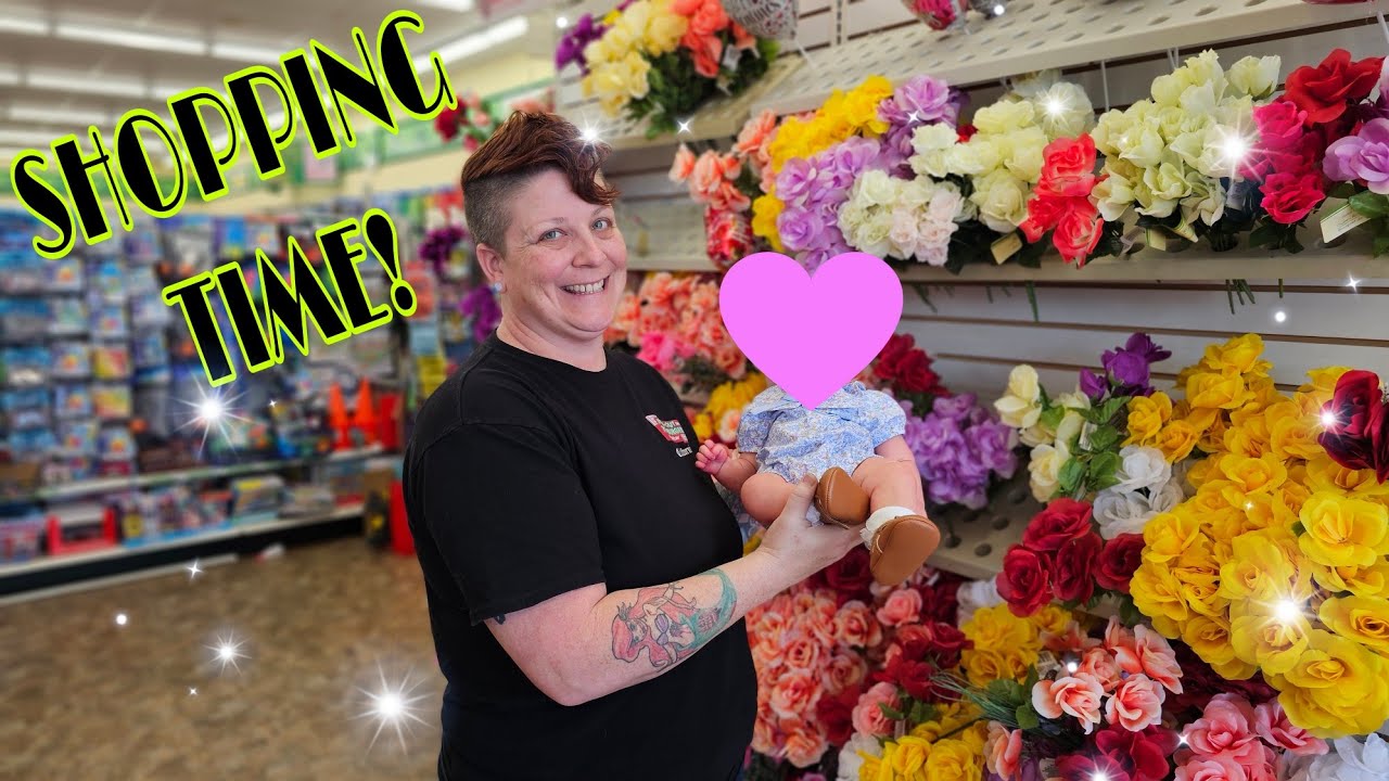 Reactions! Shopping with NEW Reborn Baby| Great Dollar Tree Finds| Box Opening| nlovewithreborns2011
