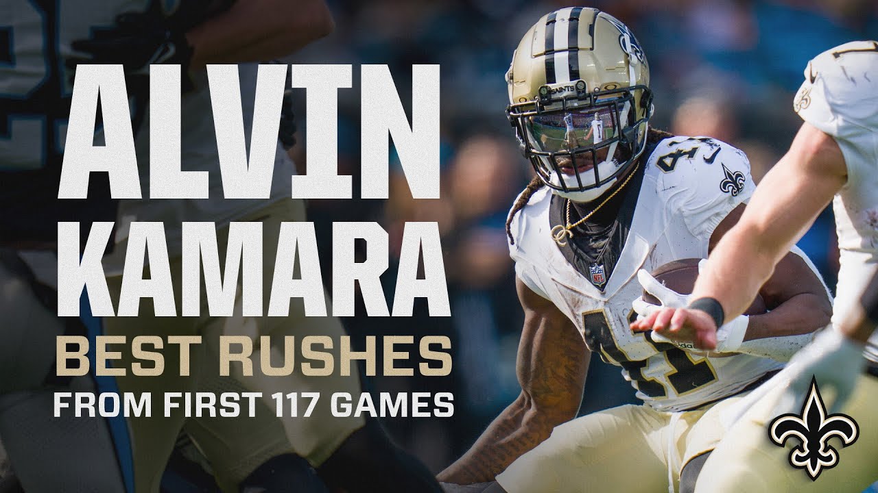 Highlights: Alvin Kamara's Best Rushes Over 117 Games