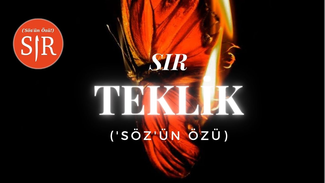 #geylani TEKLİK İBN-İ ARABİ - La mevcude illa Hu Ondan başka varlık yoktur.