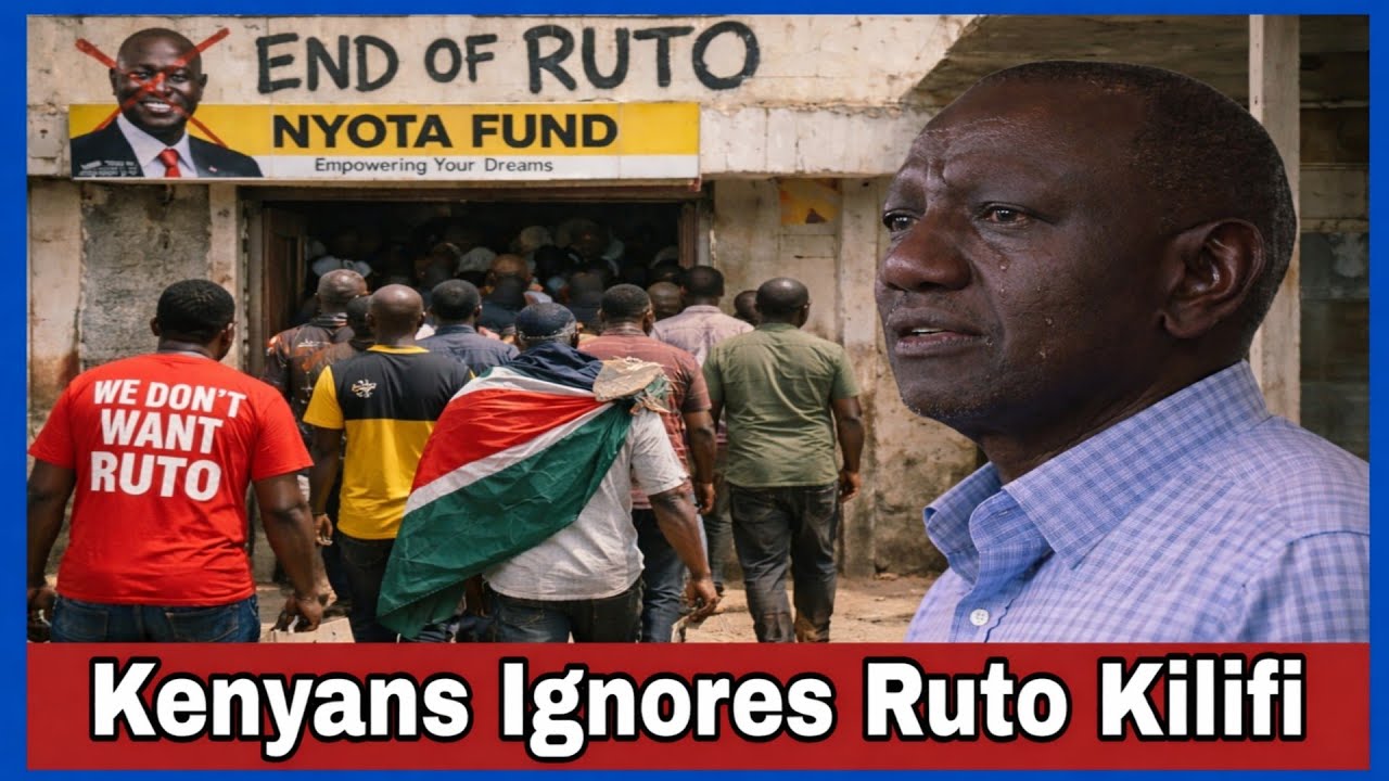 Kenyans walk out of Ruto & ignores him in Kilifi Rally during Nyota fund;End of Ruto's era in kenya