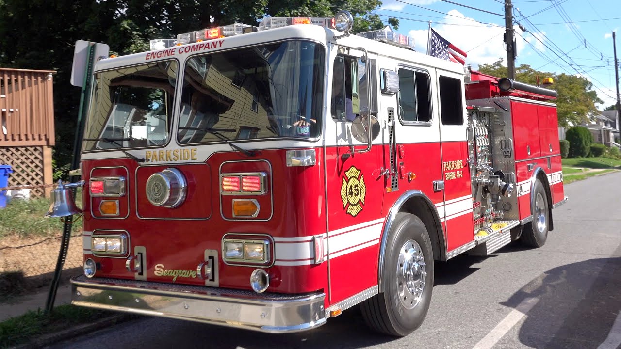 Parkside Fire Company Engine 45-2 Responding