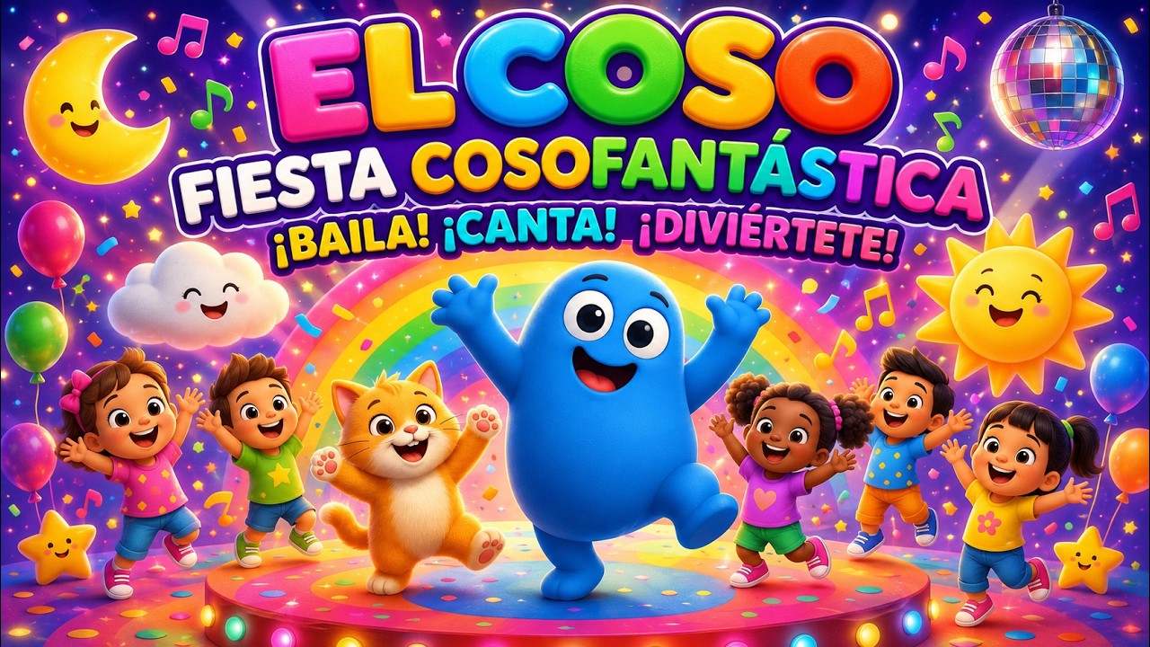 Fiesta COSOFANTÁSTICA 🥳 Música Infantil Alegre y Divertida | Canción para Fiestas de Cumpleaños