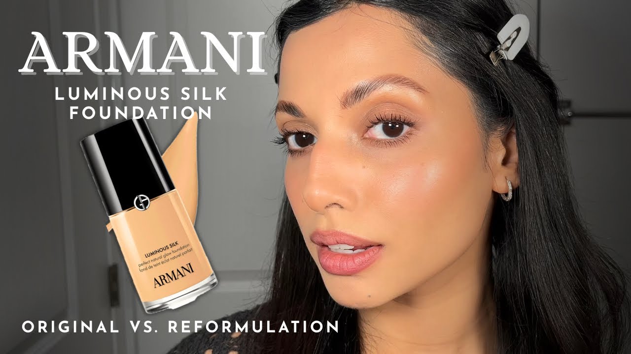 NEW ARMANI Luminous Silk Foundation vs. Original Formula - Shade 6