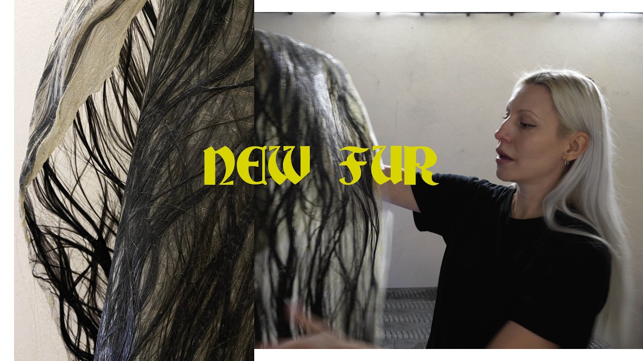 Re-imagining traditional Fur: Embedding Hair in Liquid Latex / New artistic Vision 👁️