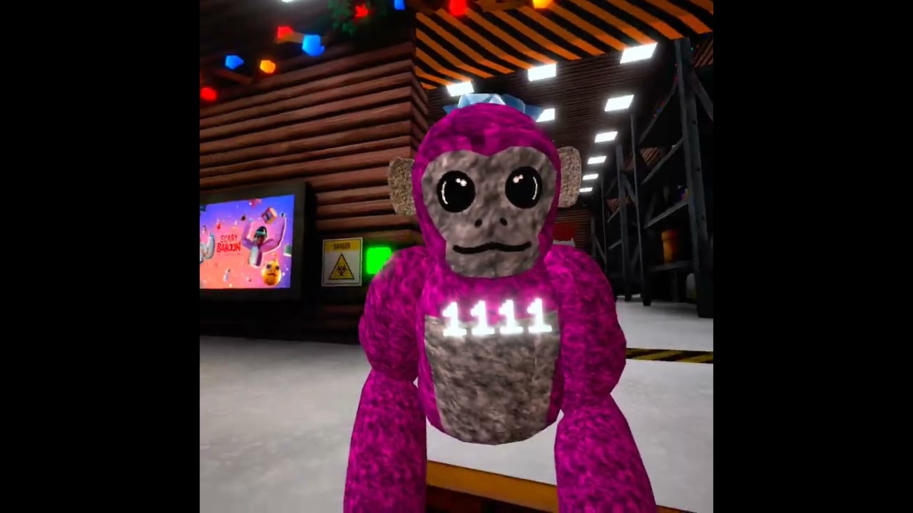 Sorry for not posting for a while heare is a scary baboon vr clip