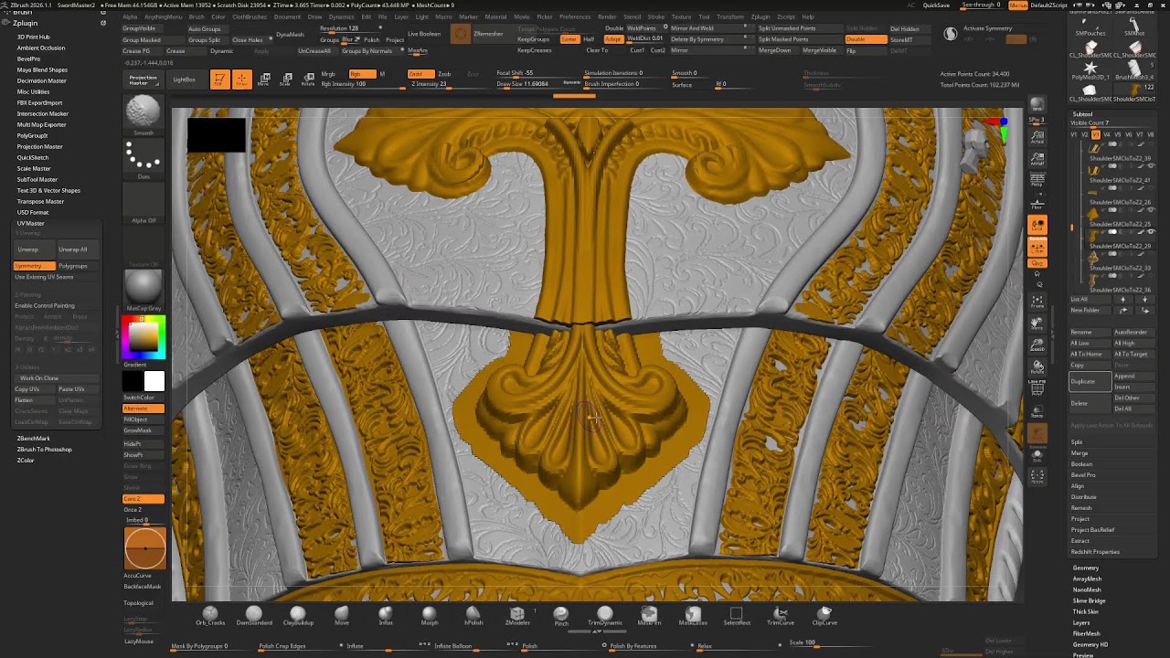 Creating Sword Master in Zbrush 🖌