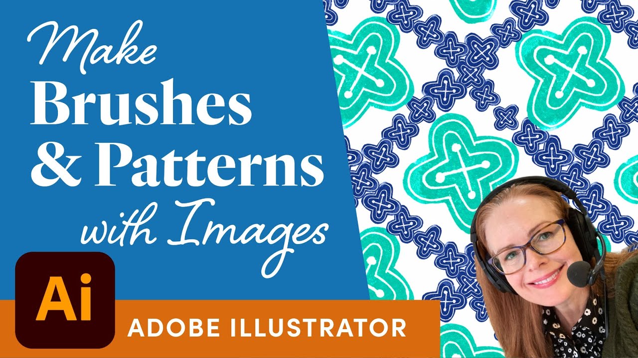Создание кисти и повторение узора из изображений в Adobe Illustrator