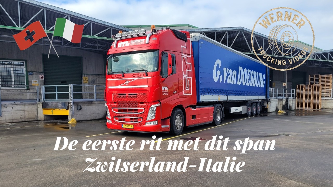 De eerste met de volvo  Trucking-video's | Wernervlogt | Frankrijk | Vlog#42 |