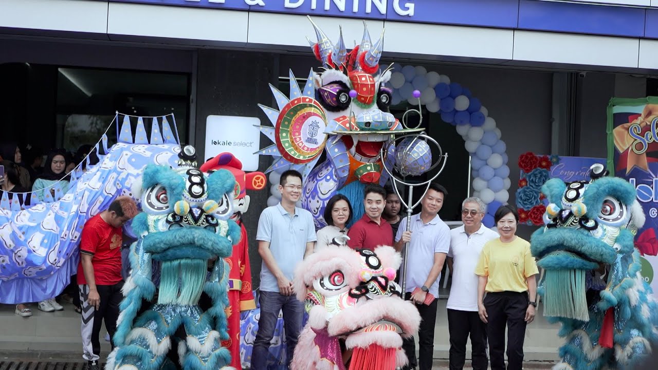 ATRAKSI NAGA BLKX DI GRAND OPENING LOKALE SELECT PONTIANAK