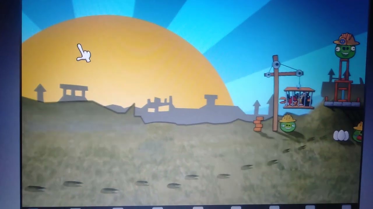 Angry Birds Level Intro Part 4 (The Big Set Up)