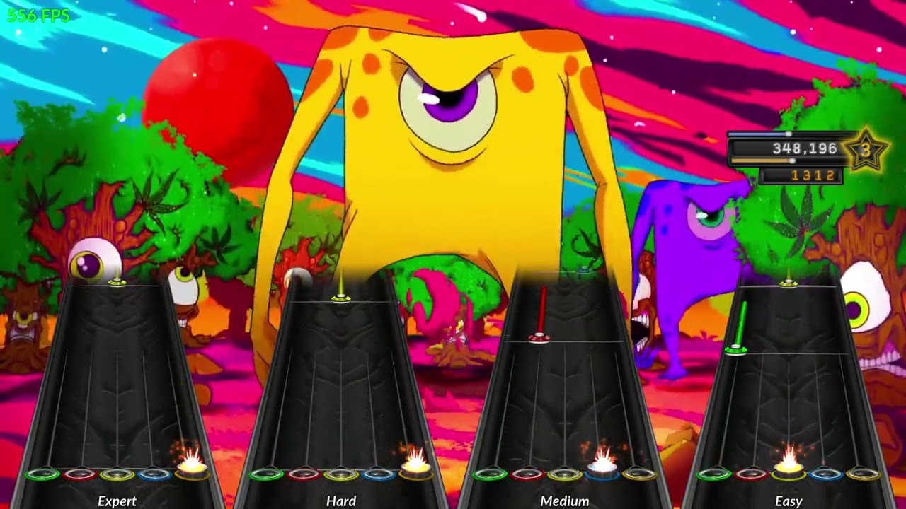 Ganja White Night x Subtronics - Womp Portal - Clone Hero Chart Preview