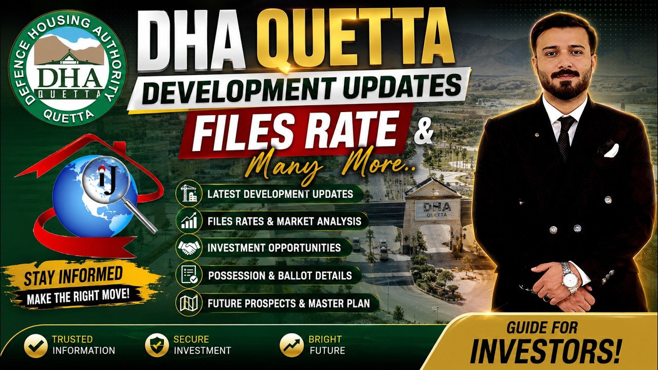 DHA Quetta Files Rate Update Today | Development Progress, Ballot & Future Prospects