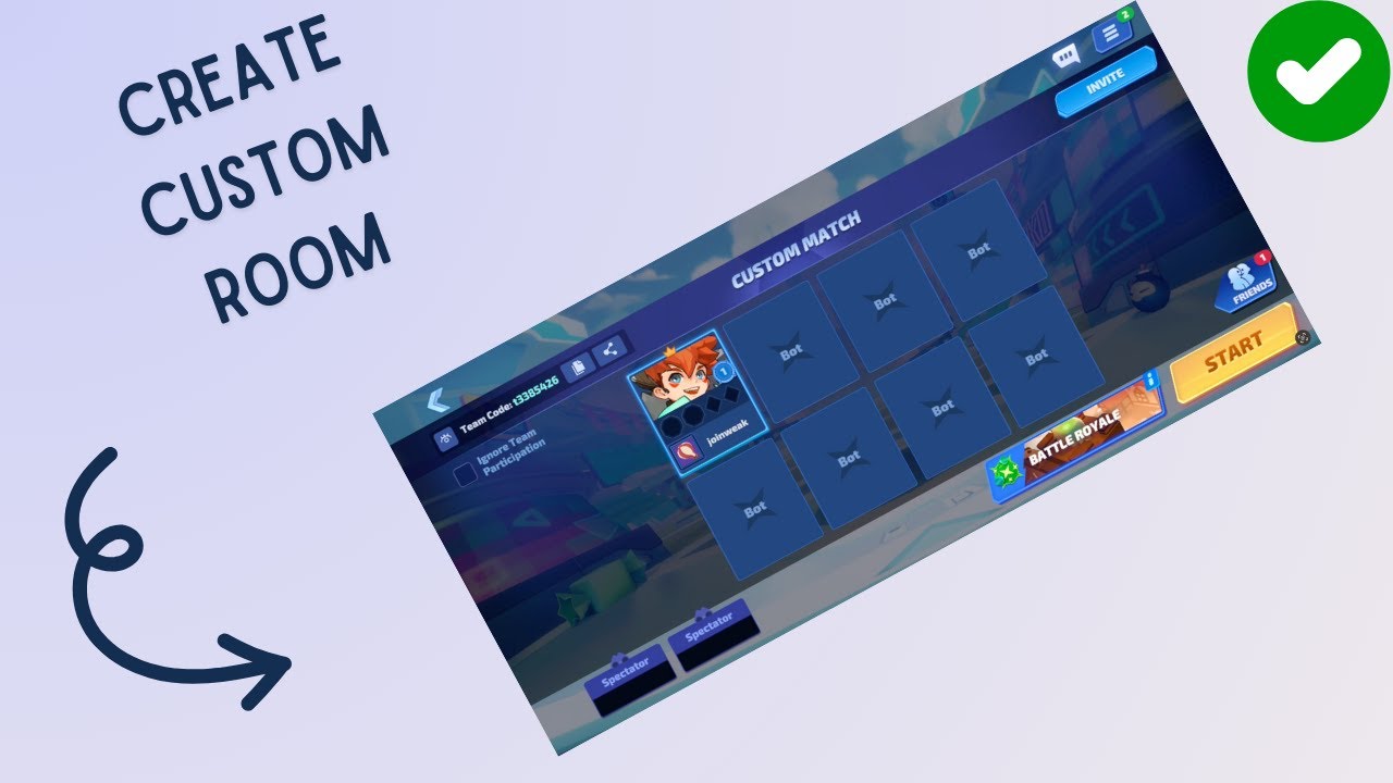 How to Create Custom game in SMASH LEGENDS