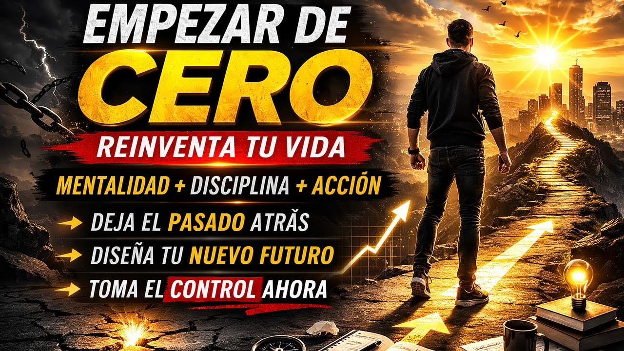 Empezar de Cero: Cómo Reinventarte con Disciplina, Claridad y Mentalidad Fuerte