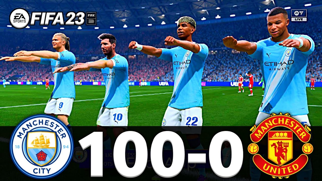 FIFA 23 — МЕССИ, РОНАЛДУ, МБАППЕ, НЕЙМАР, ВСЕ ЗВЕЗДЫ | АЛЬ-НАССР 100-1 МАНЧЕСТЕР Юнайтед