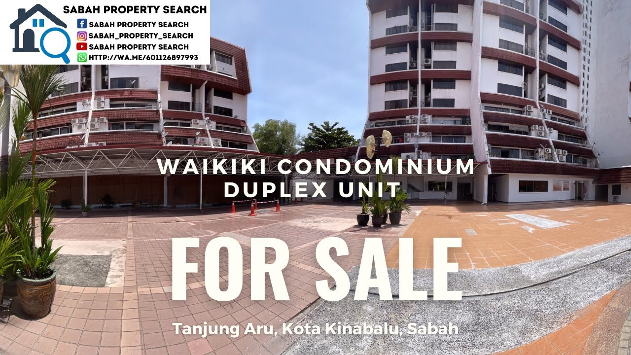 FOR SALE | WAIKIKI CONDO IN TANJUNG ARU, KOTA KINABALU, SABAH, BORNEO MALAYSIA