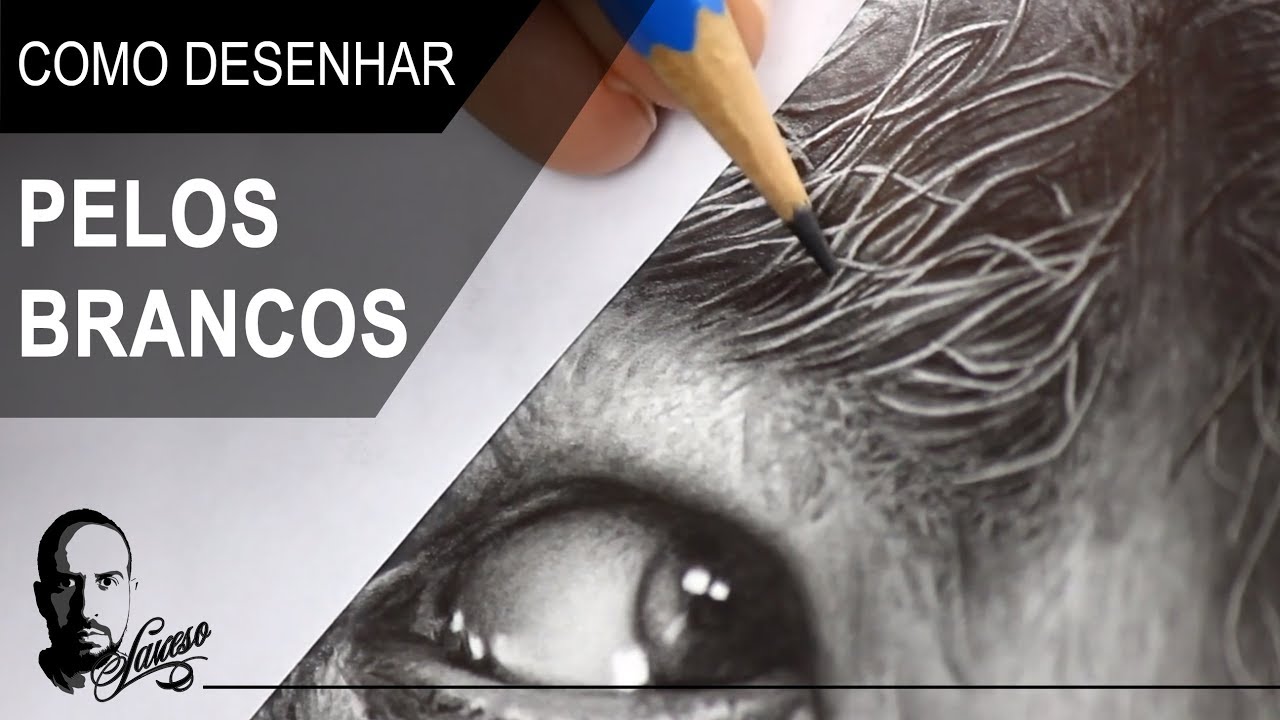 Como desenhar fios brancos  -  (Aula narrada) Charles Laveso