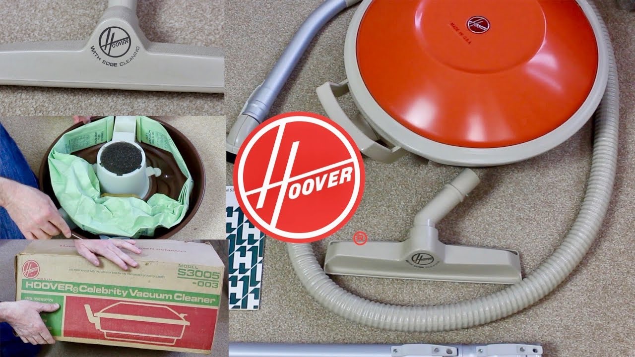 Vintage 1974 Hoover S3005 Celebrity Floating Vacuum Cleaner Unboxing