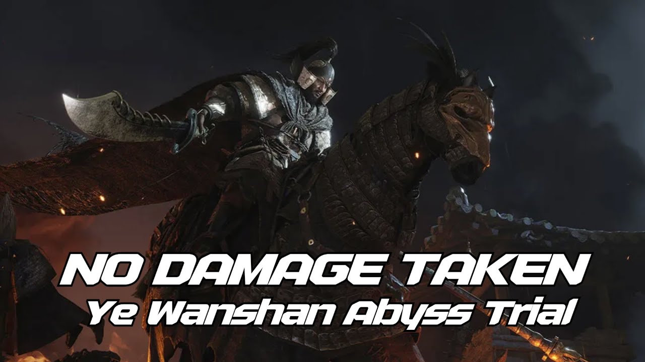 [Where Winds Meet] Ye Wanshan Trial Abyss No Damage Taken (1:24)