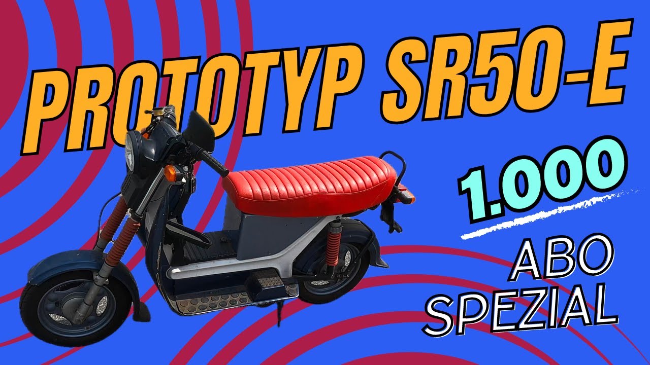 Elektromoped Simson SR50-E  / Prototyp Simson SR50-E / 1.000 Abo Spezial