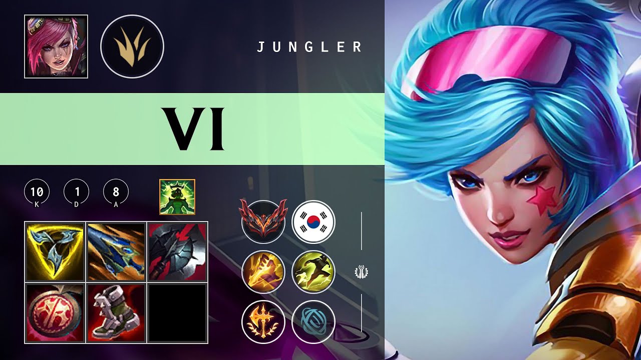 Vi Jungle vs Dr. Mundo - KR Grandmaster Patch 26.01