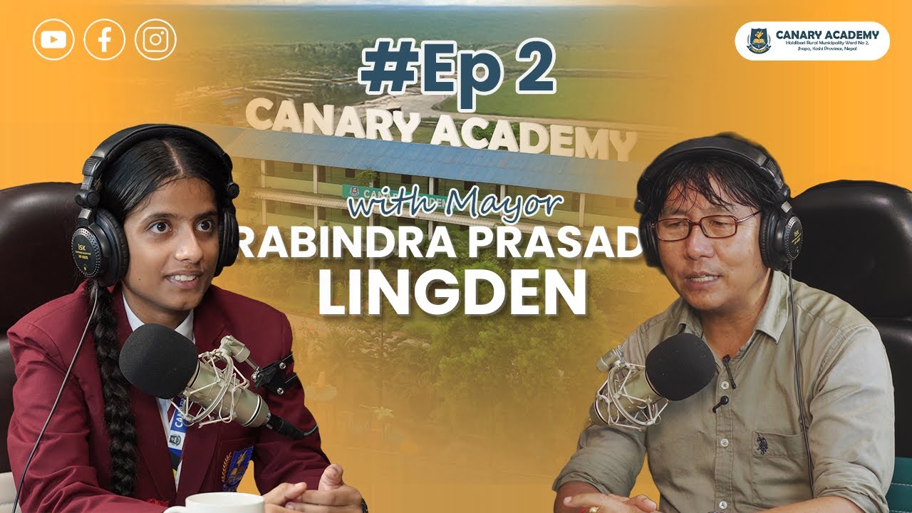 Alisha with Mr. Rabindra Prasad Lingden in Canary-Cast Ep-II