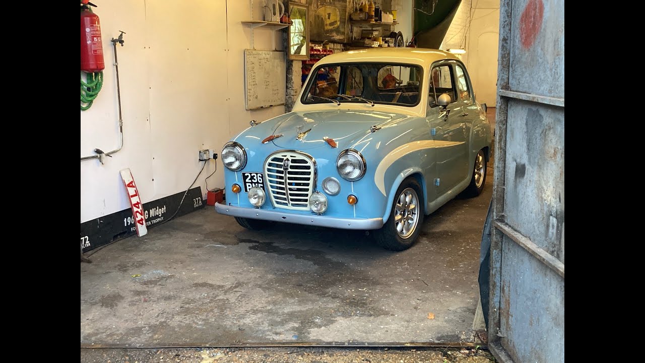 AUSTIN A35 RALLY FINISHED! DETAIL FOOTAGE OF BODY, TRIM AND ENGINE -SHE'S A BEAUTY, A REAL ONE OFF.