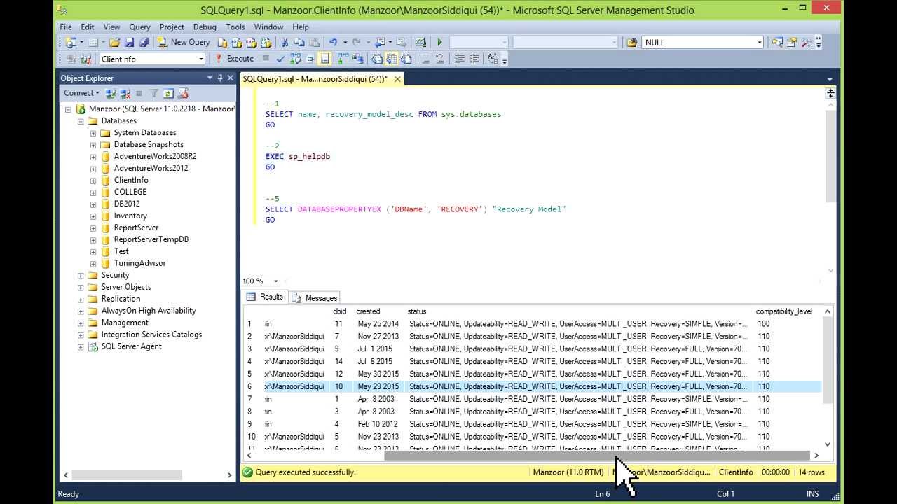 Different Ways to Find Recovery Models in SQL Server [HD]