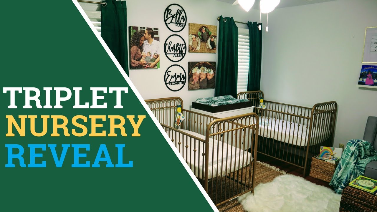 Tropical Triplet Nursery Reveal & Tour