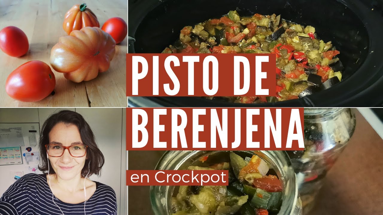 SALSA de VERDURAS fácil en CROCK POT ⌛ | Recetas para slow cooker ⌛ | Pisto de berenjena