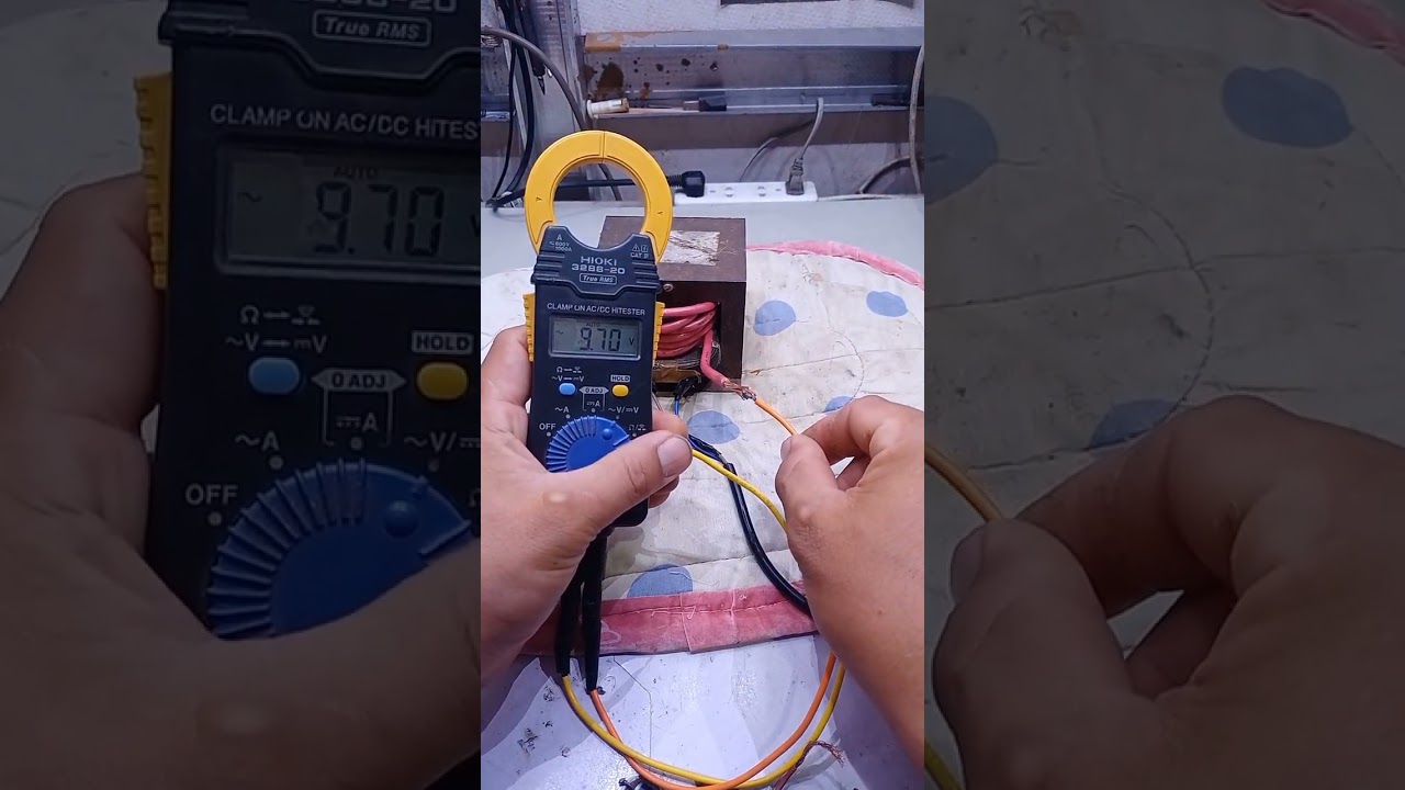 Microwave Transformer ginawa ko Battery Charger 13Volts
