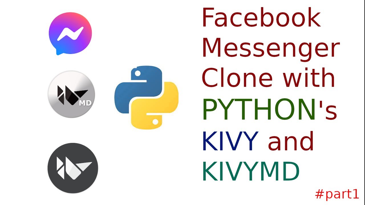 Clone Facebook Messenger using Python's kivy and kivymd || part #1 ||frontend||