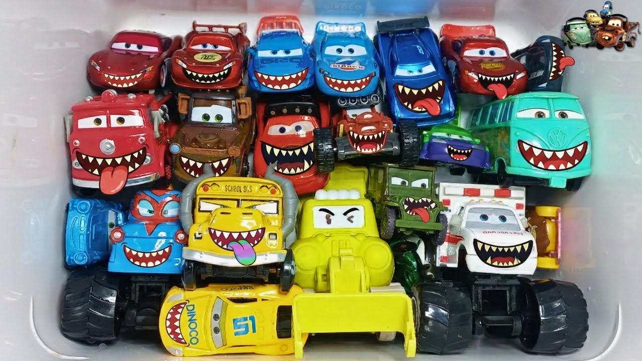 Disney Pixar Cars Unboxing Review | Lightning McQueen, Tow Mater, Chick Hicks, Sally , Cruz ASMR Car