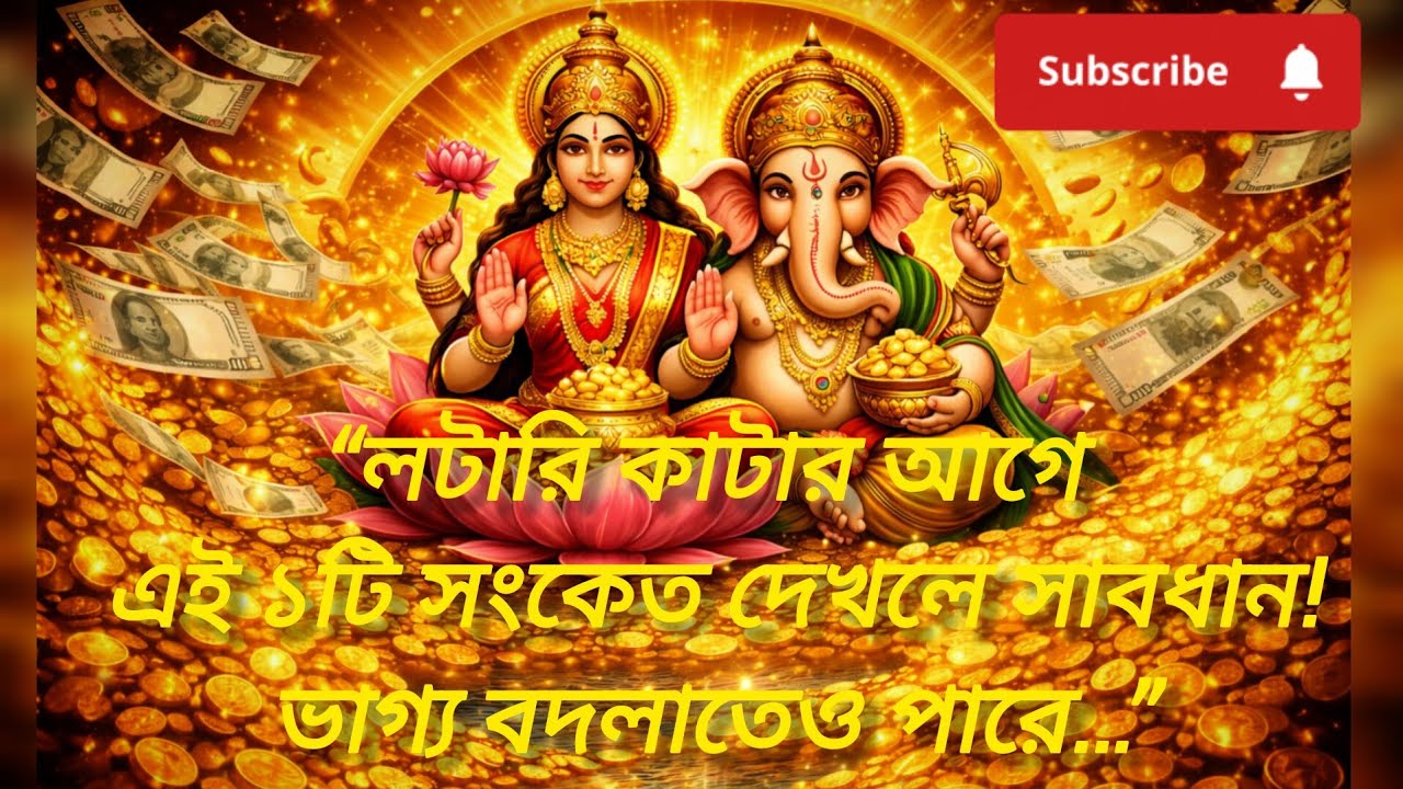 “লটারি জেতার আগে জীবনে ঘটে এই ৫টি রহস্যময় ঘটনা!”💸🤯