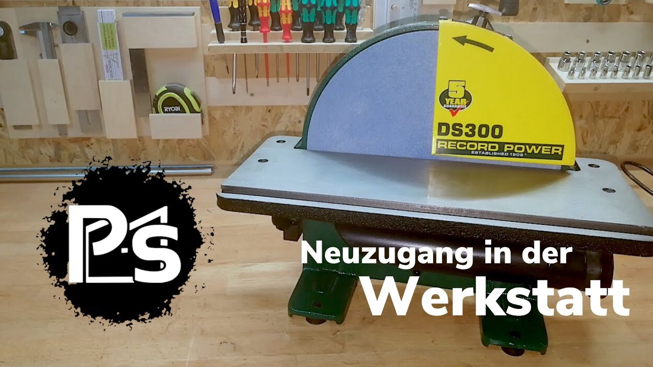Tellerschleifer DS300 Record Power - Neuzugang in der Werkstatt