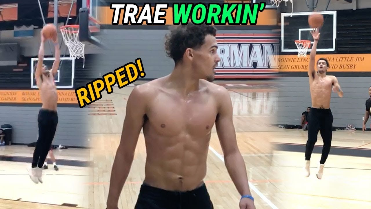 Trae Young SECRET PICKUP GAME! Atlanta Hawks Guard Shows Off EPIC Handle & Dunks Back In Oklahoma!