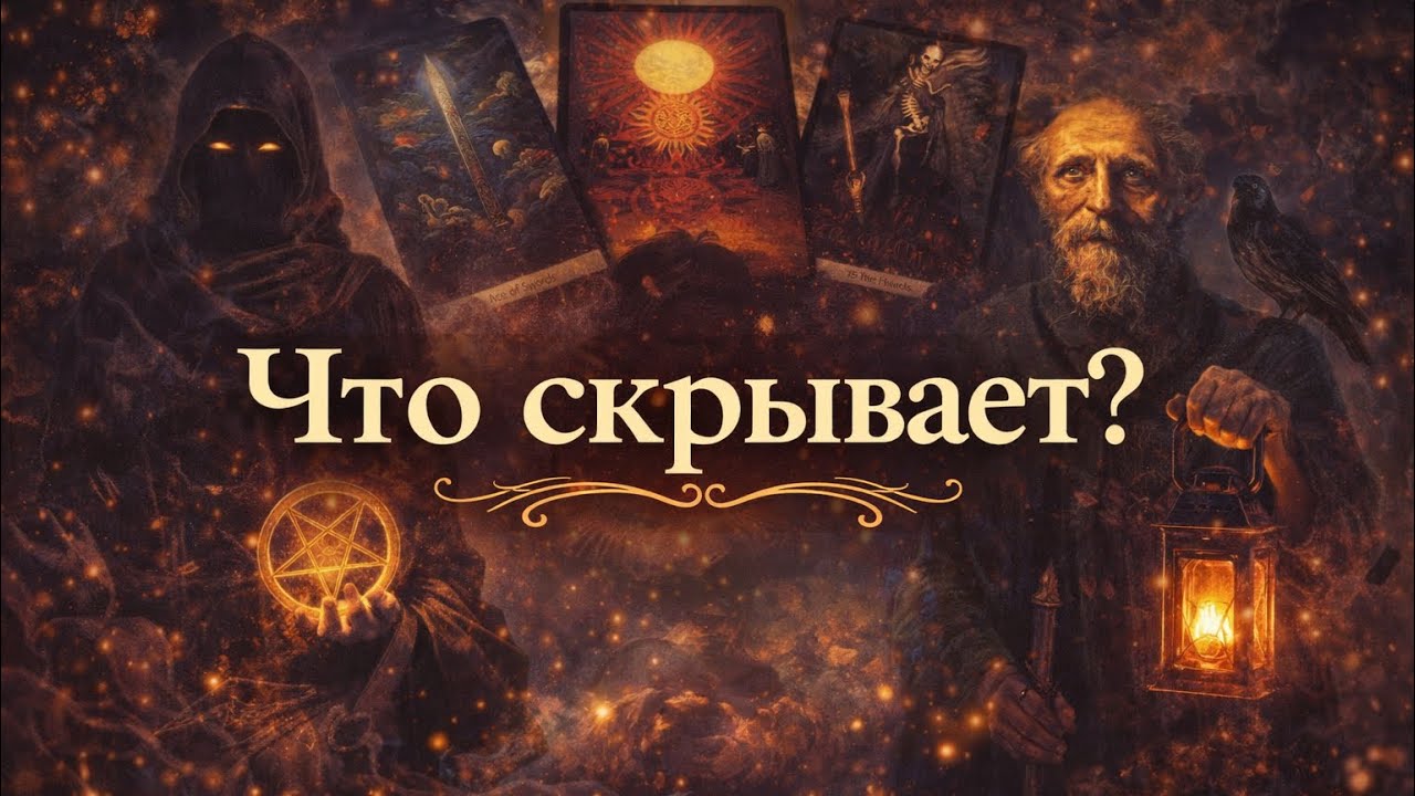 Что скрывает от вас человек? Загадайте человека (можно 3) гадание расклад Tarot 