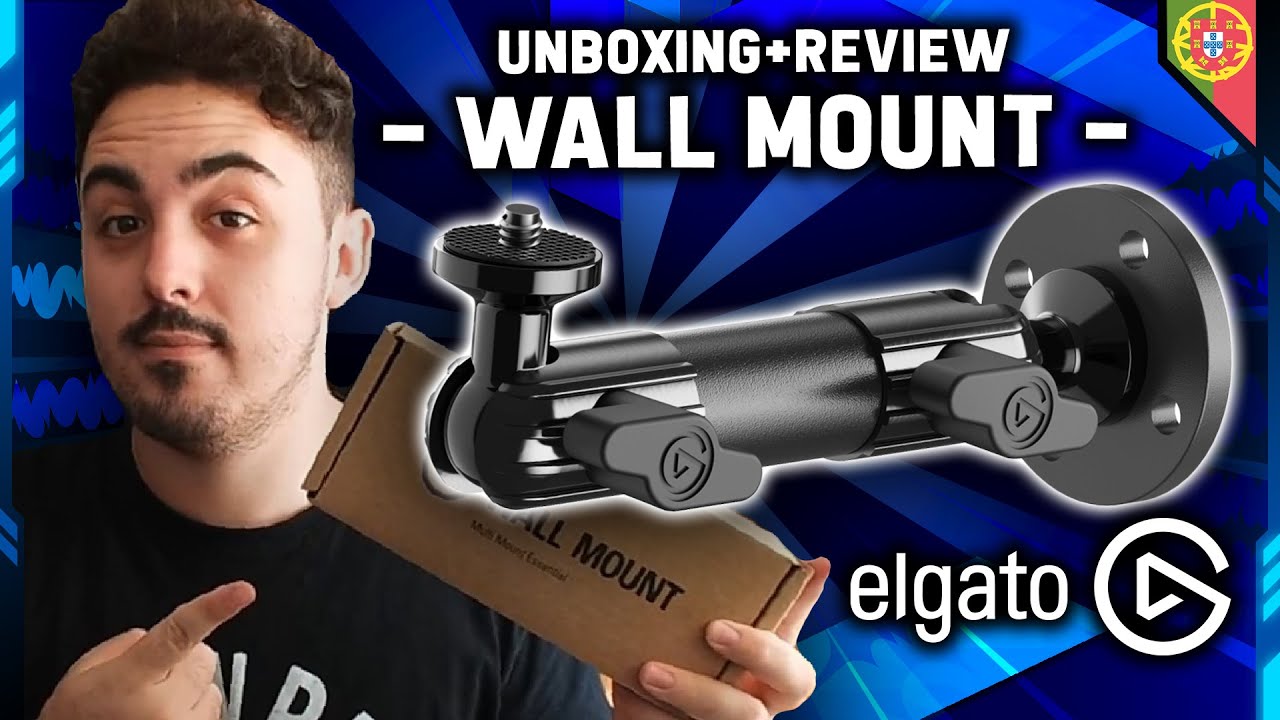 Usei um Elgato WALL MOUNT e ficou incrível!