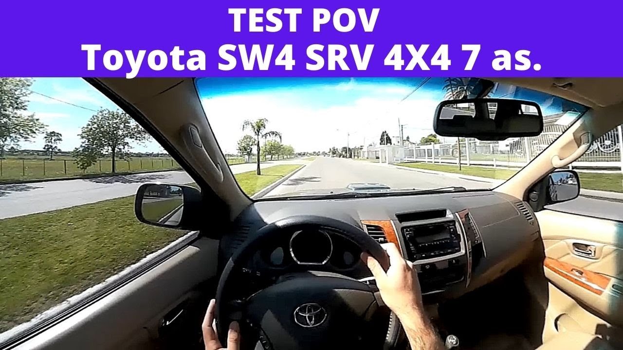 TEST (pov) TOYOTA SW4 SRV AT 4X4 2010 | MANEJALO VOS!