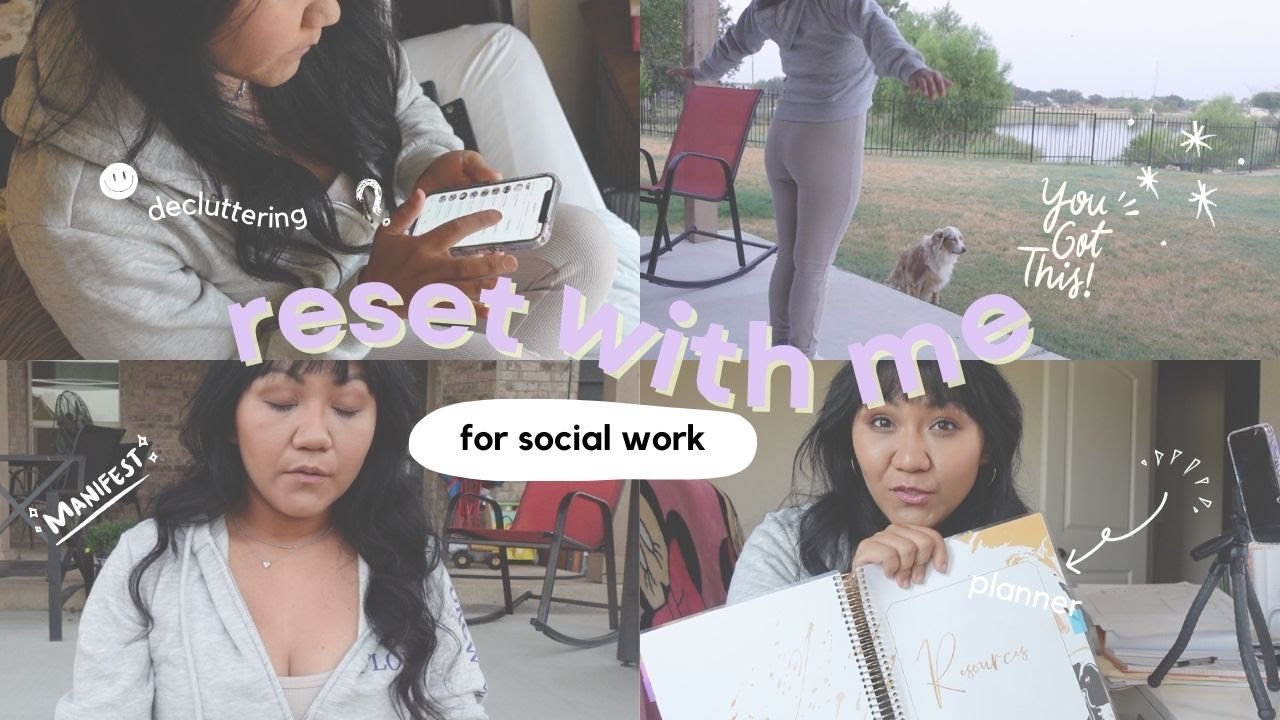 BACK TO WORK RESET ROUTINE✨: declutter w/me, meditate, prep for LIVE chat on IG, & outdoor yoga!