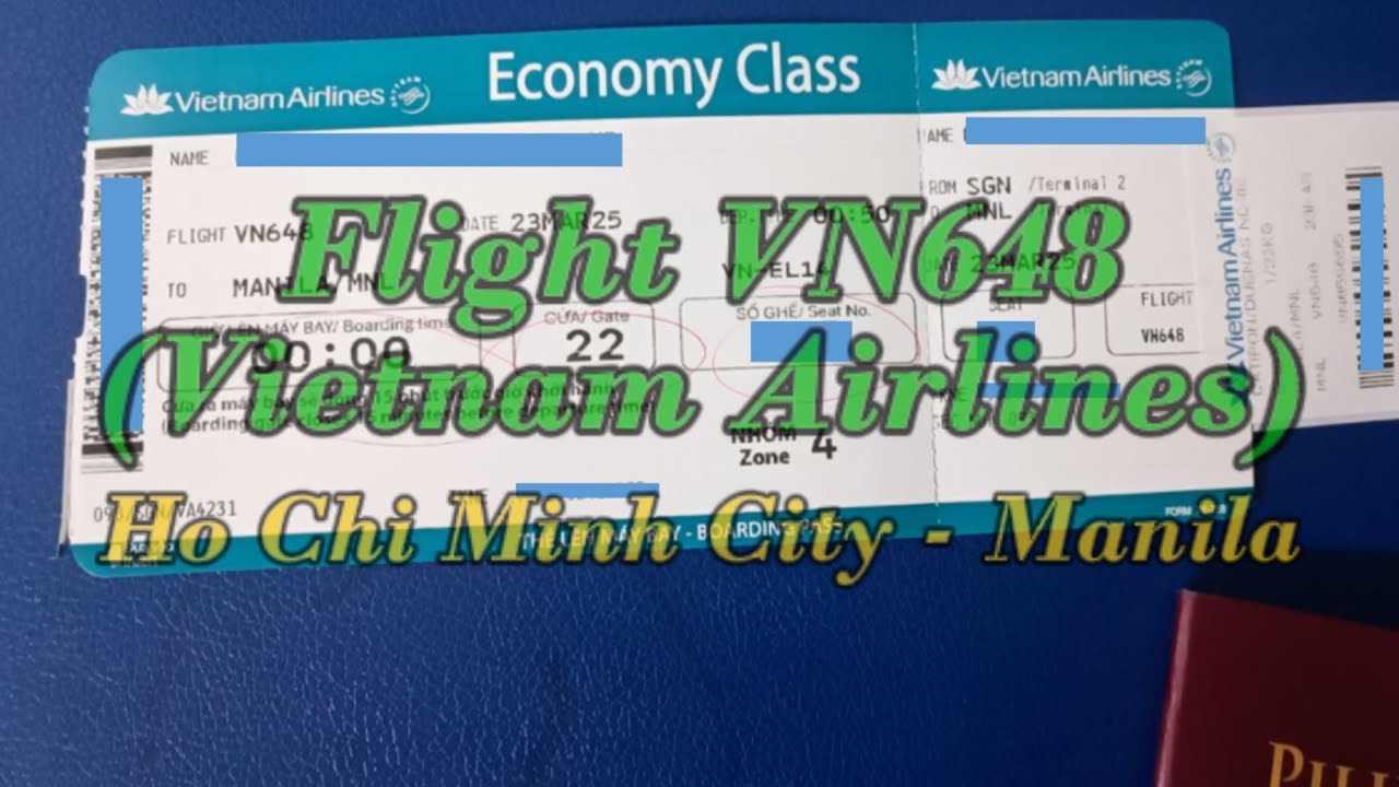 My VN648 Flight Journey