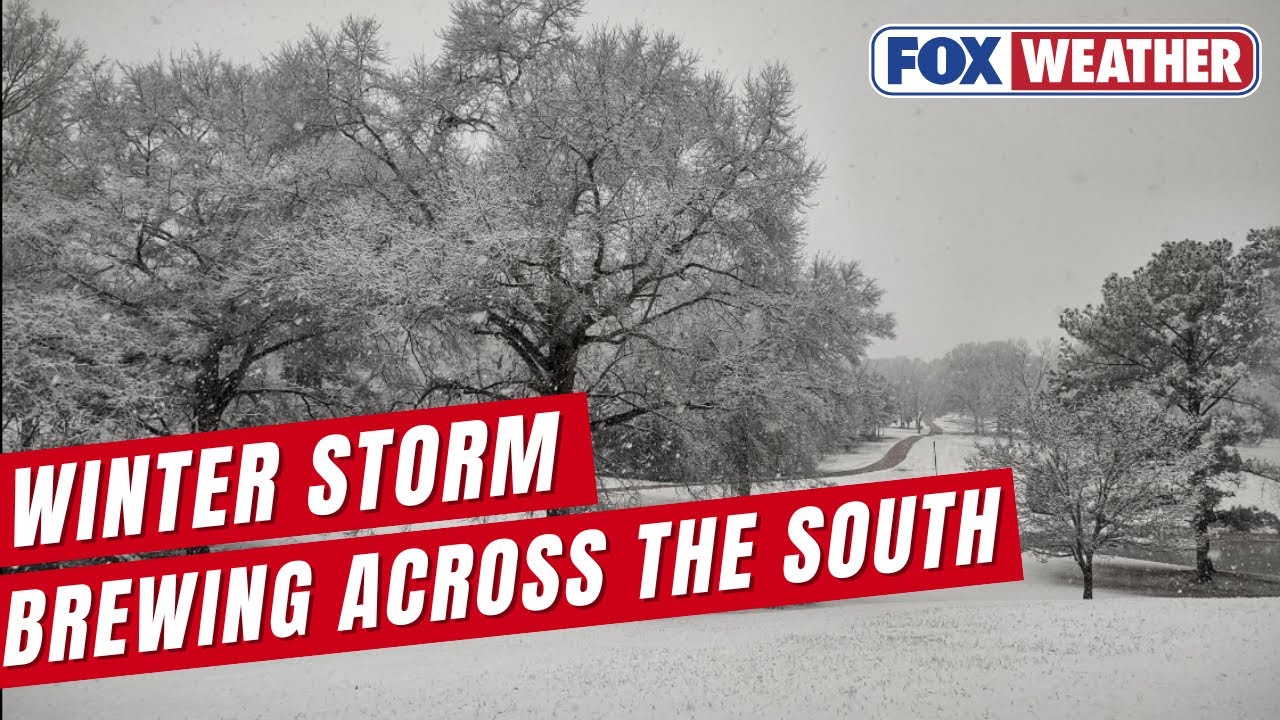 Tracking Potential Major Late-Week Winter Storm Brewing For The South From Texas To Southeast