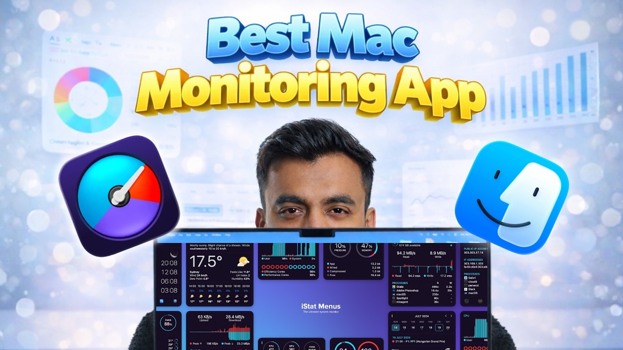 🚀 Monitoruj procesor, kartę graficzną, sieć i inne w systemie MacOS &mdash; menu iStat